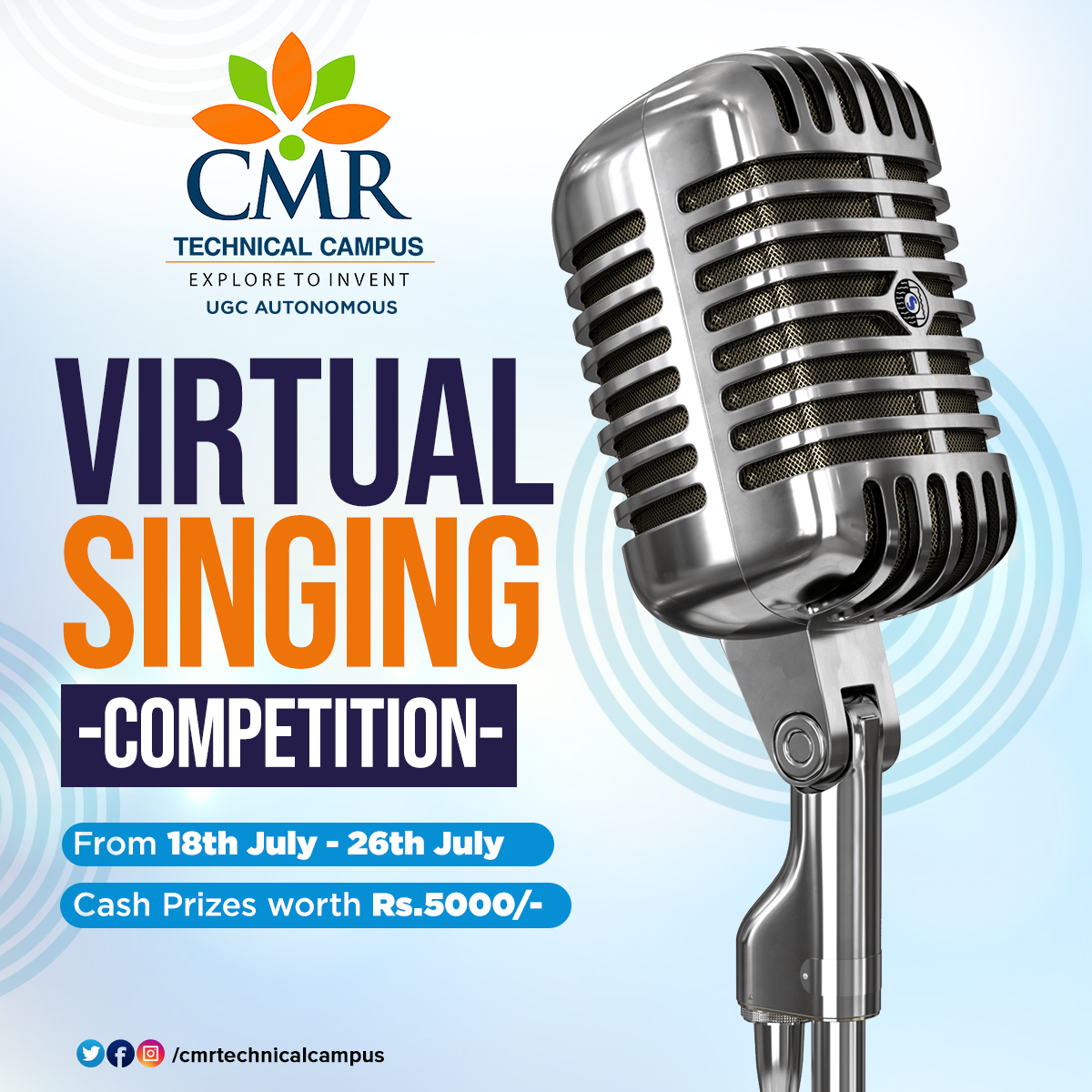 Virtual Singing Competition CMRTC