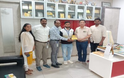 Mr. V. Yuvatej ECE_227R1A0463 3rd year Selected in JNTU-H Ball Badminton team and participate in All India Inter University Tournament held at Bangalore North University, Karnataka