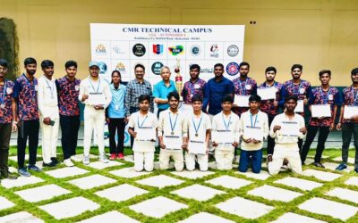 Cricket Runner up National level inter college cricket tournament conducted by Srinidhi  Institute of Science and Technology